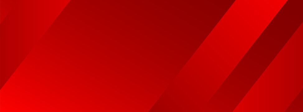 Abstract red modern decorative stylish wave banner background vector