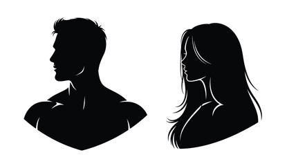 Two campfire illustrations a dark silhouette and a line drawing silhouette