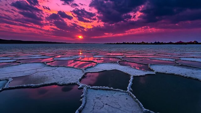 rann utsav white desert festival gujarat dramatic sunset video