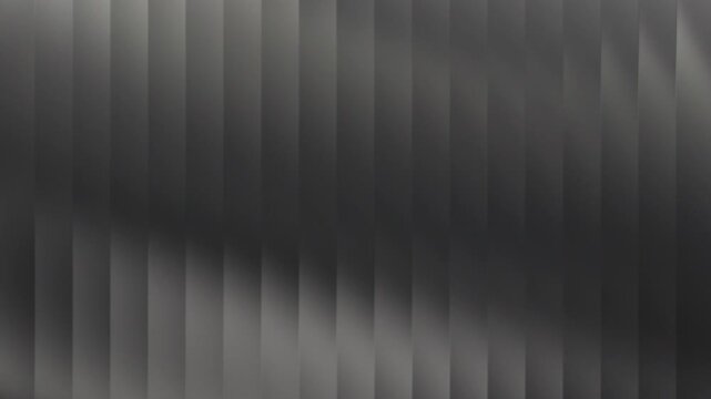 Abstract background of vertical gray blinds with gradient shading and shadows 4k videos