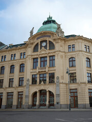 Fototapeta premium Karlovy Vary Historic Spa Resort Town in the Czech Republic