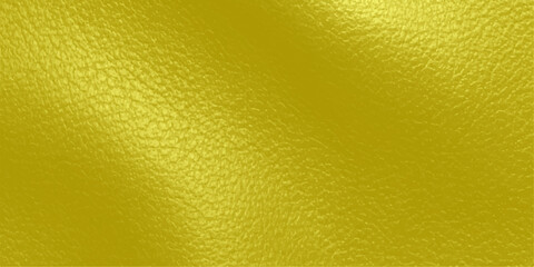 Naklejka premium A vintage golden yellow leather texture with a macro grunge pattern creates a textured material backdrop featuring an orange-brown design on a fabric surface