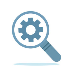 Obraz premium A screen with flat icon sets. Configuration and settings icons. Gears, checkmarks, and warning signs. Robots, documents, and user avatars. Vector previews on a design platform.