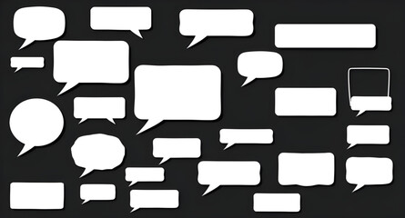 Obraz premium speech, bubble, chat, message, dialogue, talk, communication, conversation, comment, text, reply, feedback, discussion, social, media, network, chatbox, balloon, comic, cartoon, shape, icon, symbol, v