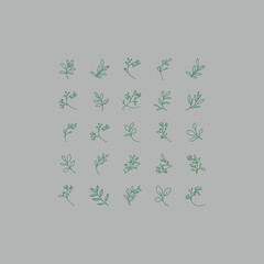 vector illustration of an abstract background bundle collection.