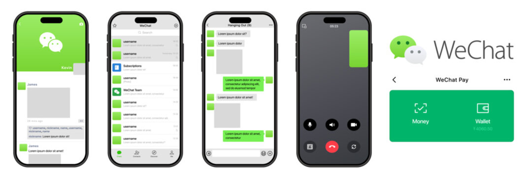 WeChat 2026 all-in-one messaging and social platform concept with chat, video calls, payments, mini apps, status updates, group interaction, and seamless digital communication experience