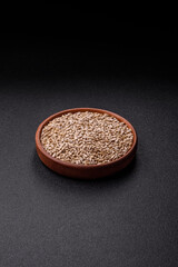 Shelled sunflower seed kernels, salted, roasted, or raw, are a healthy ingredient. Sunflower seeds