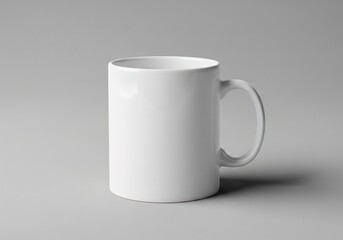 A mockup of a mug on a solid colored background.