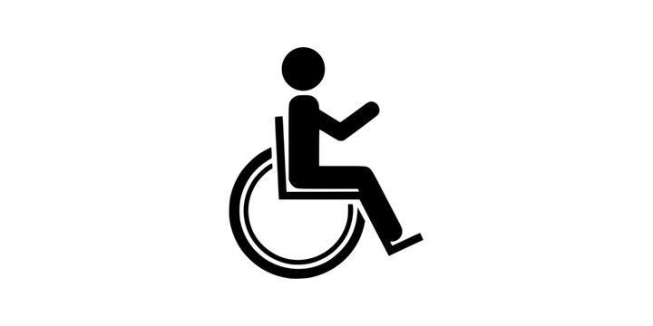 Active Handicap Accessible Wheelchair Icon Sign