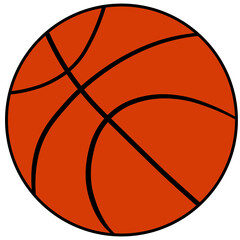 basketball ball vector
