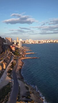 Calas de Alicante, Finca Adoc , junto Playa de Albufereta y Postiguet , vista aerea