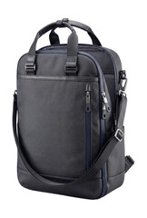 Convertible backpack with detachable shoulder strap and waterproof zippers