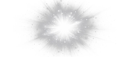 Light burst glow starburst abstract energy effect illustration on transparent background

