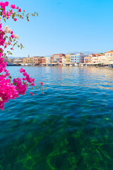 Fototapeta premium venetian habour of Chania, Crete, Greece