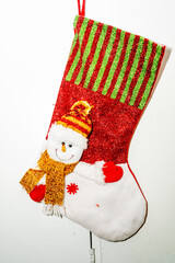 Beautiful Christmas dolls made of fabric