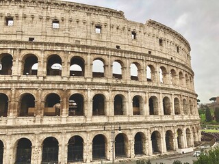 Fototapeta premium Colosseum exterior in Rome, Italy