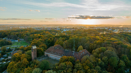 autumn landscape Biskupia G&oacute;rka Gdańsk 