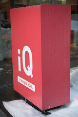 Obraz premium sign for iQ Food Co outside PwC Tower at 18 York St, Toronto (viewed on Bremner Blvd), Toronto