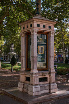 Meteorological Post in Park Zrinjevac - Zagreb, Croatia