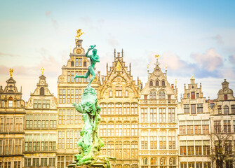 Fototapeta premium Antwerpen Grote Markt