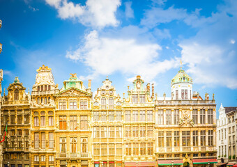 Fototapeta premium Guildhalls facades, Brussels