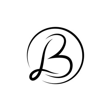 initial letter BL monogram logo unique