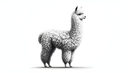 Fototapeta premium Cute and beautiful animal black and white 