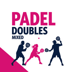 Fototapeta premium Active People Playing Tennis Sport Recreational Activity
