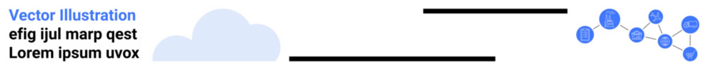 Data technology, cloud computing, digital networks, information exchange, system architecture, internet infrastructure. Abstract cloud linked to digital nodes. Cloud computing and digital networks © robu_s
