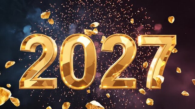 2027 Is Here | Epic Fireworks Animation