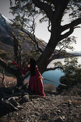 Sword maiden of the lake - lady of the lake fantasy shot for authors books Arthurian  © Lydia