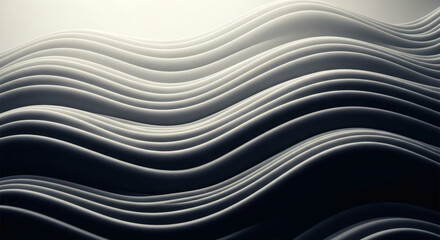 Abstract Wavy Lines Gradient Pattern