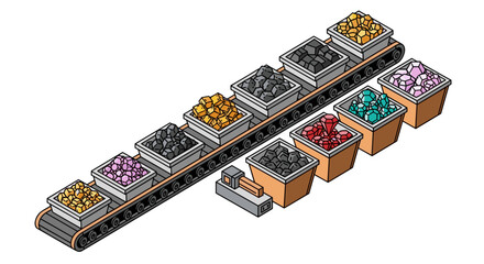 Jewelry Display Cases with Various Jewels.