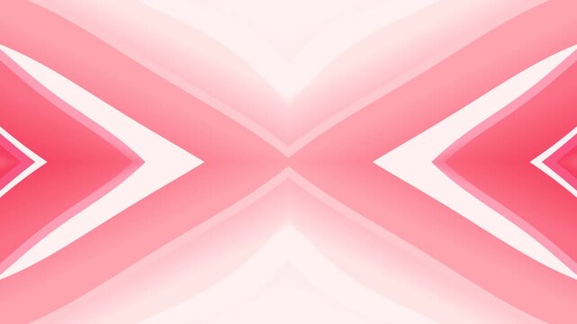 Soft pink symmetrical abstract pattern with gradient geometric shapes, ideal for modern backgrounds