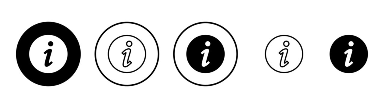 Information sign icon vector. about us sign and symbol. question mark icon