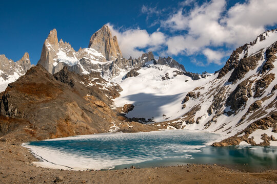 Views on the hike to Fitz Roy, a mountain in the Andes on the border of Argentina and Chile.