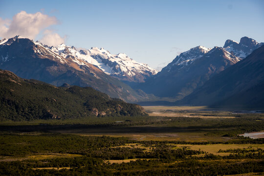 Views on the hike to Fitz Roy, a mountain in the Andes on the border of Argentina and Chile.