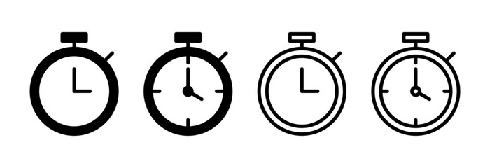 stopwatch icon vector illustration. Timer sign and symbol. Countdown icon. Period of time