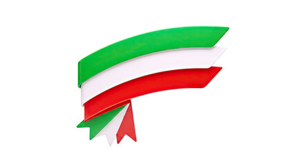 Italian Flag Ribbons