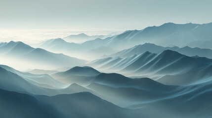 Obraz premium mountain landscape with blue sky