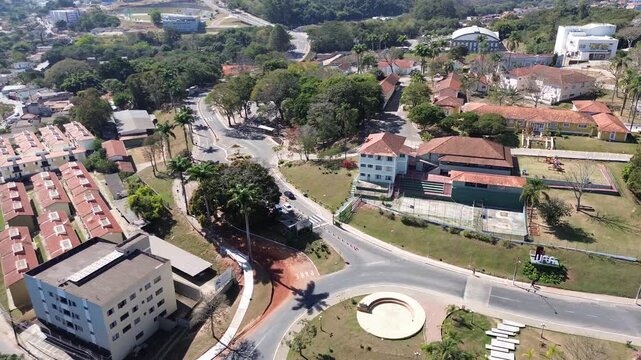 Imagens Aereas de Lavras Minas Gerais - MG - Pra&ccedil;a - Univercidade Federal - UFLA - Campus
