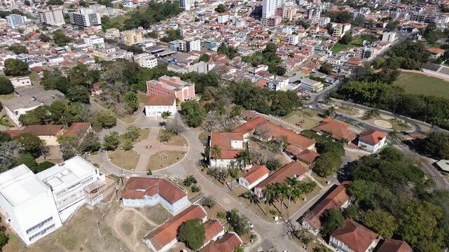 Imagens Aereas de Lavras Minas Gerais - MG - Pra&ccedil;a - Univercidade Federal - UFLA - Campus