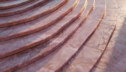 ピンク&times;ローズゴールド・メタリックマーブル背景