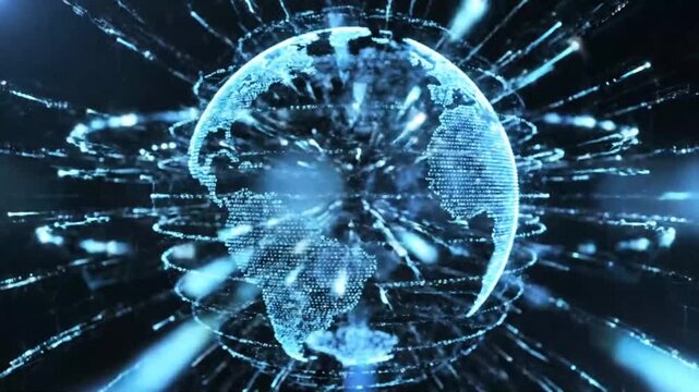 Futuristic Digital Brain Network With Glowing Data Connections Artificial Intelligence Concept