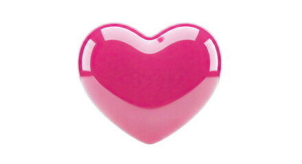 Fototapeta premium Glossy Pink Heart