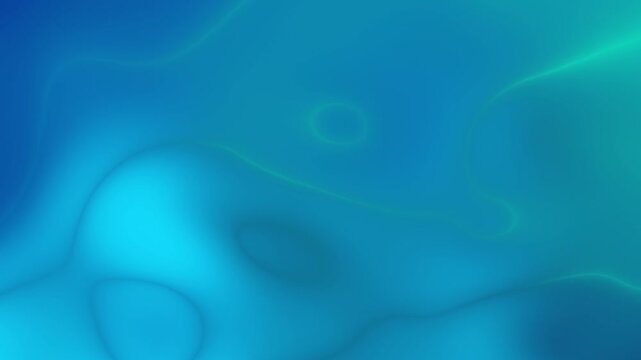 Abstract blue liquid background. Animated abstract background with color gradient. Motion graphics background