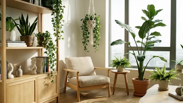 Would you like me to generate a similar descriptive string for a different room style, such as a minimalist kitchen or a  bedroom?