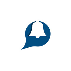 notification message logo design business