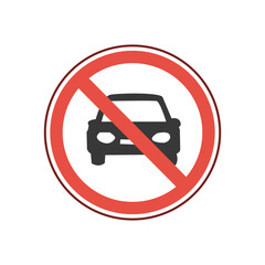 no car sign