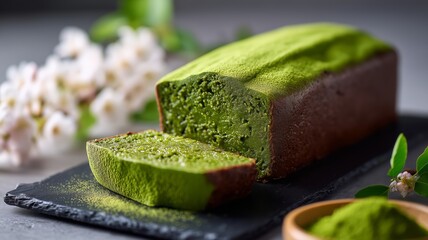 matcha gateau chocolate